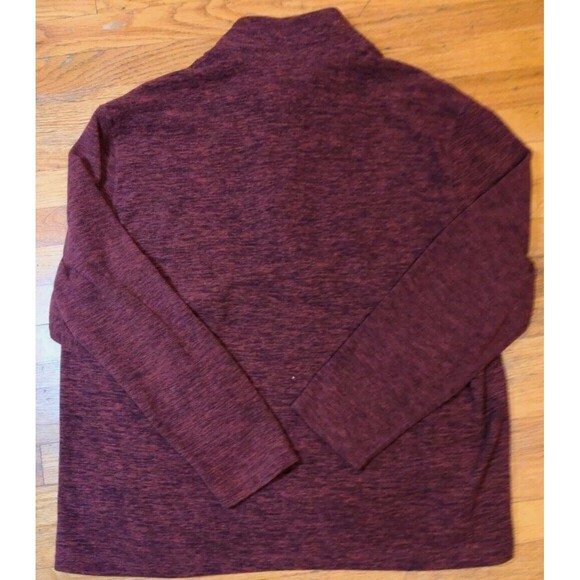 Eddie Bauer First Ascent Men's 1/2 Zip Fleece Maroon Pullover Jacket Sz 2XL EUC - Picture 9 of 10